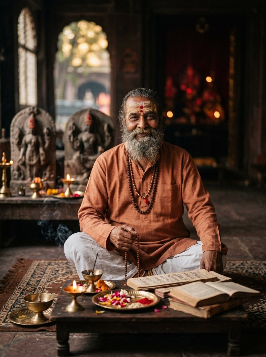 Niranjan Shastri Ji — Tantrik and Astrologer at Kamakhya Temple